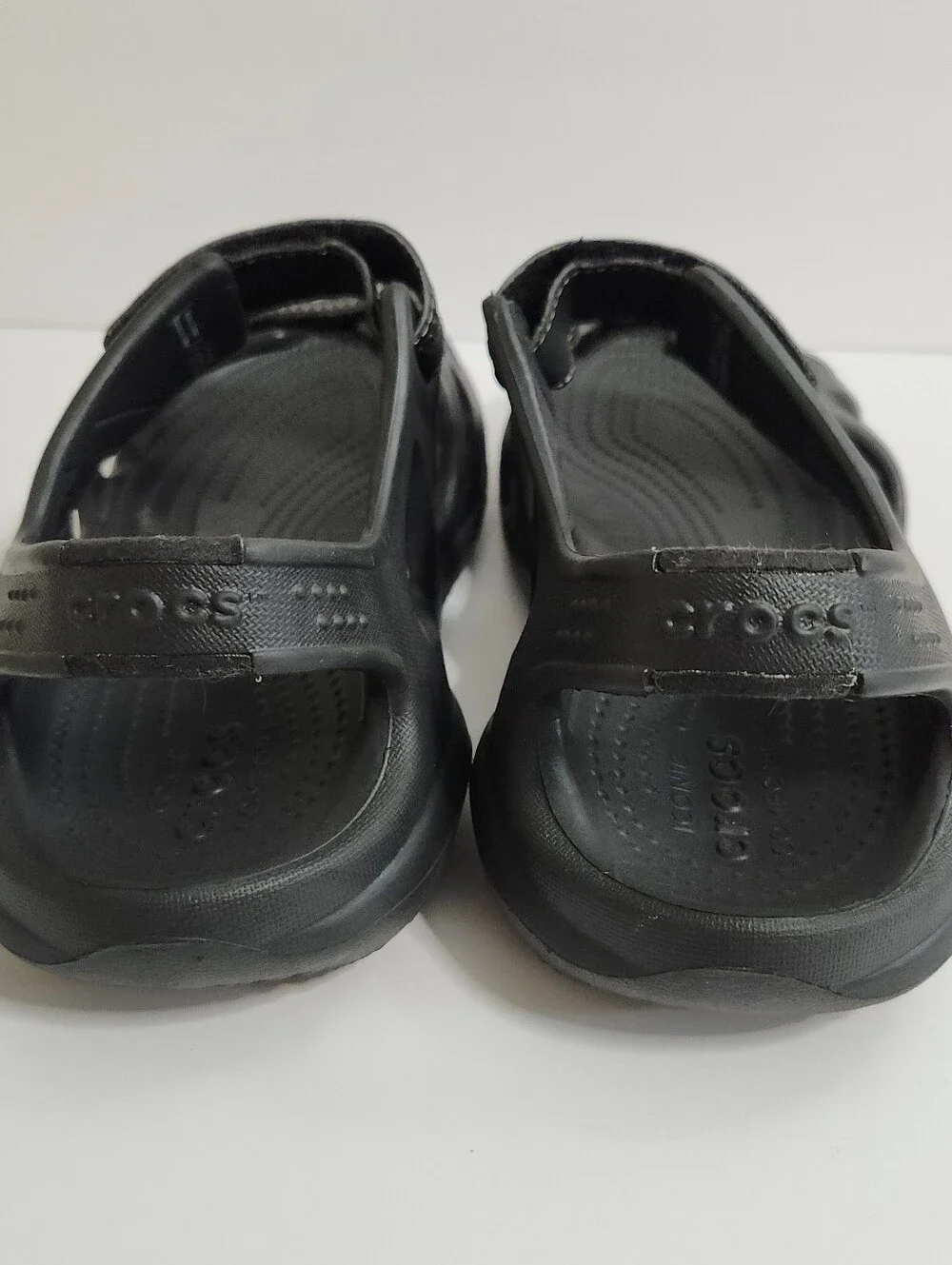 Crocs Swiftwater River Sandal '18 BLACK Adjustable Straps 203965  Mens Size 7M